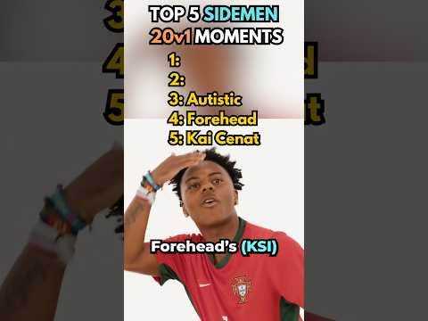 Top 5 Funniest Sidemen 20v1 Moments 💀😂 #sidemen