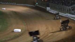 preview picture of video 'Placerville Sprint Cars-Heat Race 2013'