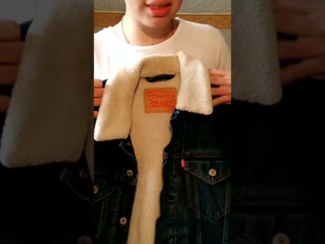 Vídeo relacionado con Lumister Chaqueta de mezclilla azteca para mujer con solapa envejecida manga larga estilo vintage abotonada chaqueta vaquera forro polar verde con licencia oficial de star wars silent one crew. S