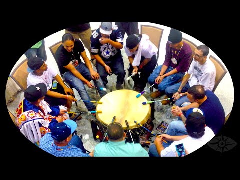 Stoney Creek Drum Circle, Seminole Tribal Fair and Pow Wow HD Video