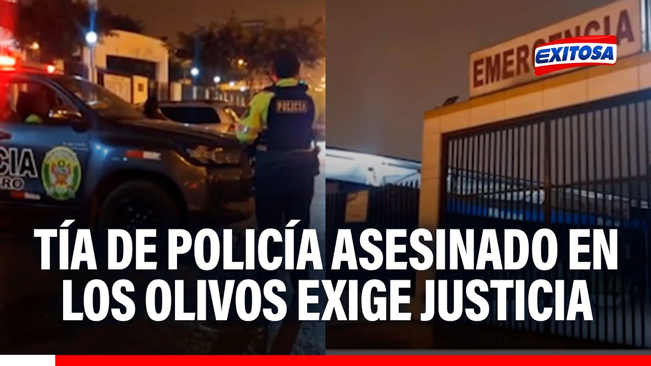 🔴🔵 Tía de policía asesinado en Los Olivos exige justicia: "Era el único hijo de mi hermana"