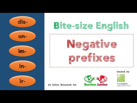 24   Negative Prefixes  English Lesson