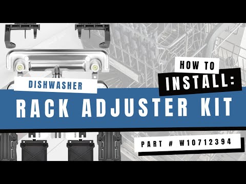 Whirlpool W10712394 Dishwasher Dishrack Adjuster Repair