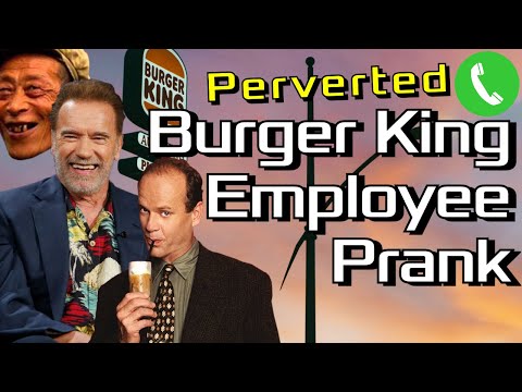 Arnold, Docthal and Frasier Call a Perverted Burger King - Prank Call