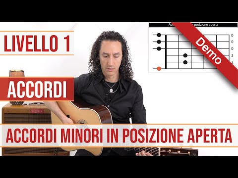 Accordi minori in posizione aperta - Demo