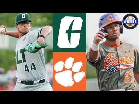 Charlotte vs #6 Clemson Highlights | 2024 College Baseball Highlights