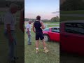 SURPRISED MOM WITH DREAM CAR