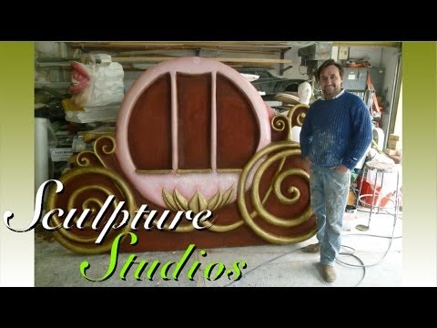 Disney Backdrop Theming, Polystyrene / Styrofoam Carving by Sculpture Studios