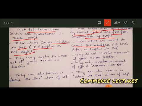 balance of payments bop class 12 macroeconomics notes