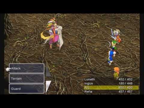 Final fantasy 3 : part 27 : Boss fight 7  : Hien