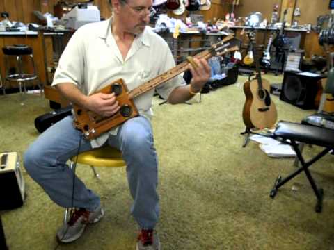 Smokestack guitar awesome cigar box guitar