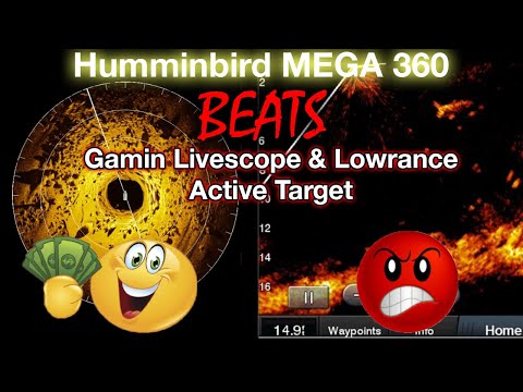 Humminbird MEGA 360 beats Livescope and Active Target! (How to win with Mega 360)