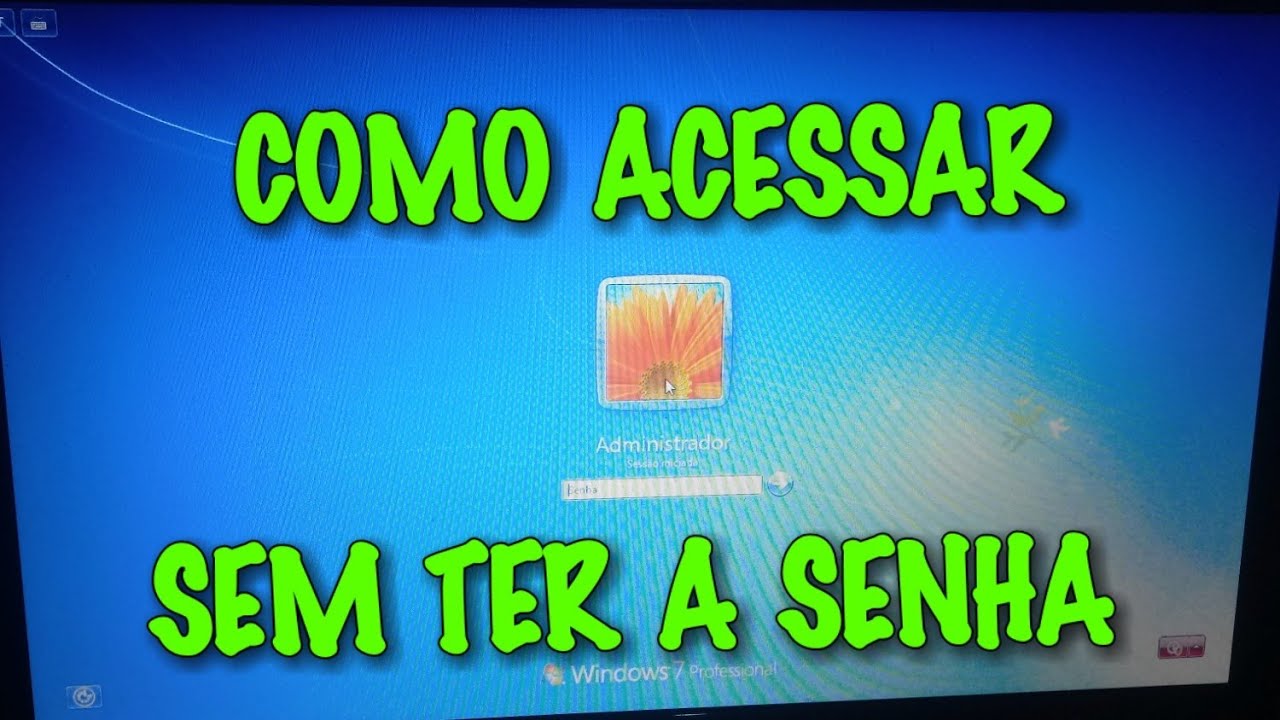 Esqueci a senha do computador Windows  -  APRENDA COMO RECUPERAR O ACESSO