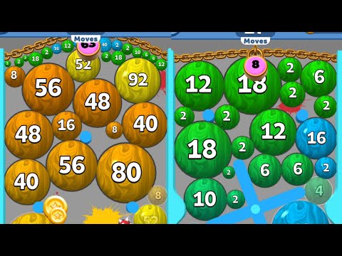 Puff Up Gameplay (Voodoo) New Updated! Numbers Balls Game All Levels 63-67