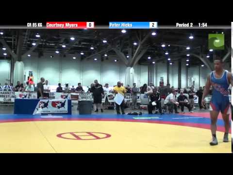 Greco GR 85 KG - Courtney Myers vs. Peter Hicks