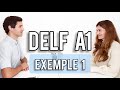 DELF A1 SPEAKING | Example of french international exam + subtitles