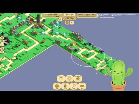 CONQUERING Quadruple Defense! [ Cactus Plays Rogue Tower ]