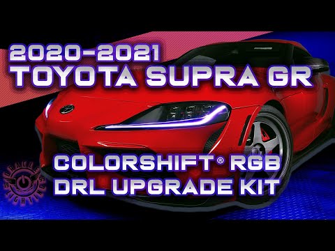 2020-2020 Toyota Supra GR ColorSHIFT® RGB Headlight DRL Upgrade Kit