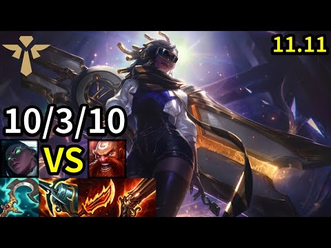 Senna Support vs Gragas - KR Grandmaster | Patch 11.11