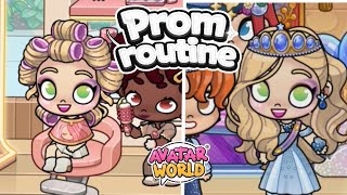 Getting ready for the Beacon University prom in Avatar World – a routine🥰