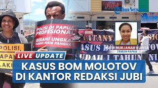 Koalisi Jurnalis Papua Gelar Aksi di Kantor Jubi, Tuntut Pengungkapan Pelaku Teror Bom Molotov 2024