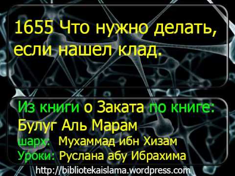 1655 Что нужно делать, если нашел клад