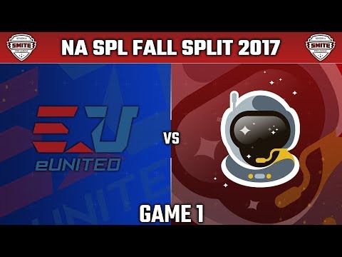 SMITE Pro League Fall Split Week 1 NA 2017 - eUnited vs. SpaceStation (Game 1)