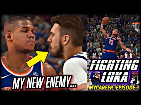 LUKA FOUGHT ME... | HEATED GAME VS THE MAVERICKS & FIRST HIGHLIGHT DUNKS | NBA 2K20 MYCAREER EP 3