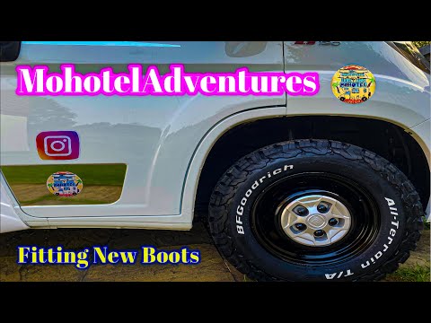 Bürstner motorhome tyre change BFGoodrich all terrain Ko2