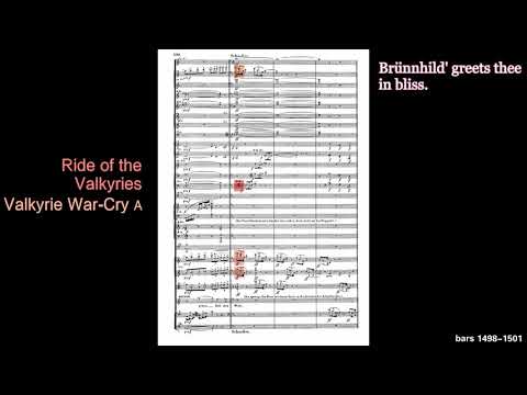 Brünnhilde’s Immolation Scene of Götterdämmerung: Leitmotifs Visualization