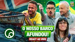 CAMISA 24: React da ELIMINAÇÃO DO BRASIL no jogo contra a NORUEGA | @DiaTV​