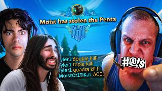 Moistcr1tikal STOLE Tyler1’s Penta and Made Him Lose His Mind ft. xQc, Kadeem