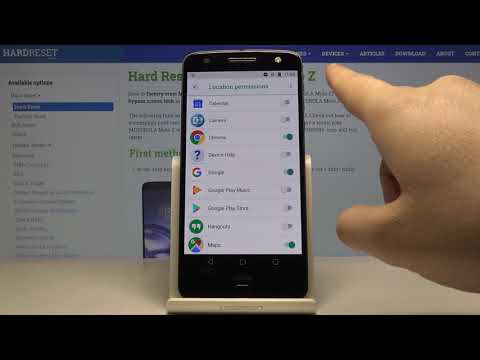 How to Change Apps Permissions - Apps Settings in MOTOROLA Moto Z