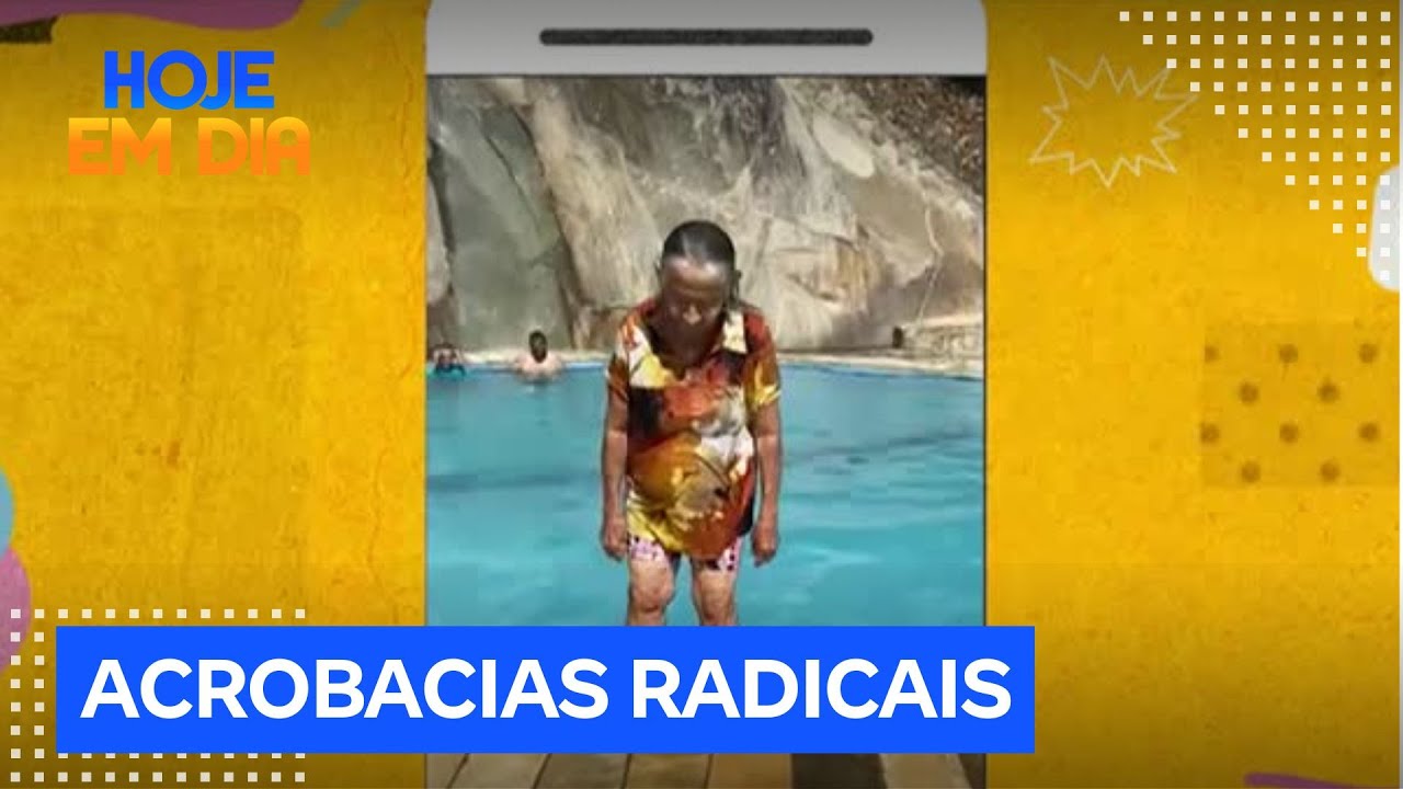 Bombou nas Redes: Idosa de 84 anos faz acrobacias na piscina e se torna fenômeno na internet