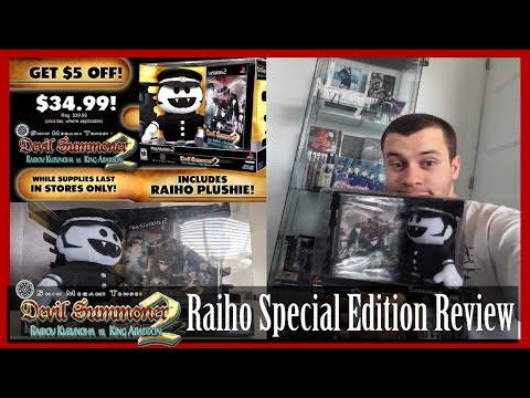 Devil Summoner 2 Raidou Kuzunoha Vs King Abaddon Raiho Special Edition SEALED Unboxing & Review