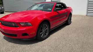 Video Thumbnail for 2011 Ford Mustang Convertible