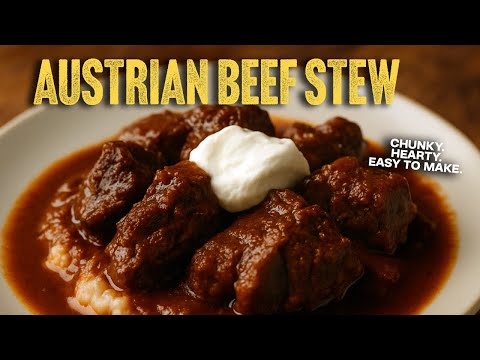 Austrian Beef Stew - Chunky, Hearty, and Easy to Make! (One-Pot)
