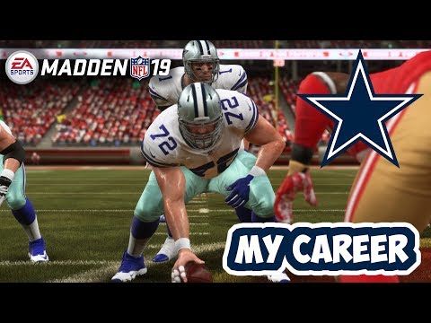 Madden 19 Career Mode QB | Undrafted QB for the Dallas Cowboys | PS4 Pro 1080p 60fps