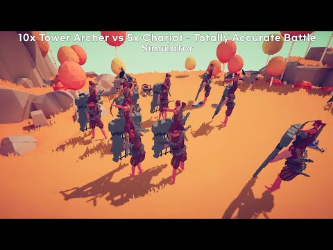 10x Tower Archer vs Every Units or Gods   Totally Accurate Battle Simulator