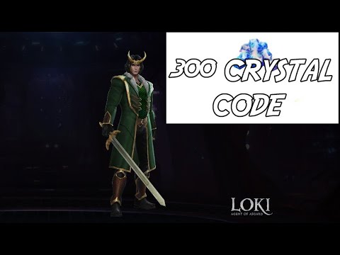 Loki Tier 3 - 10 x 300 Crystal Code Giveaway - Marvel Future Fight