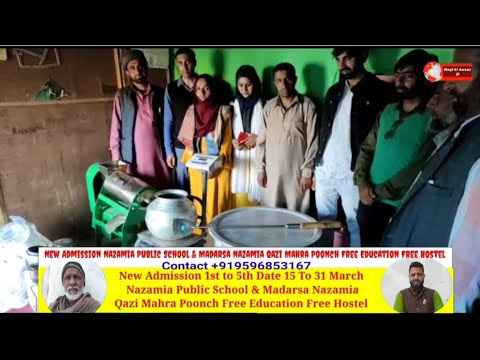 Today on the occasion of Inauguration Fruit processing  unit jaam /Pickel at Village Azamabad Mandi👇