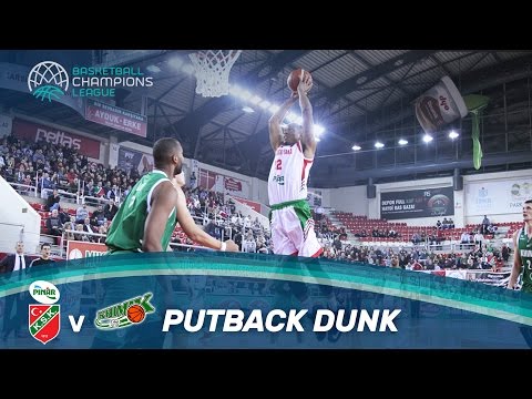Powerful putback dunk by Owens!