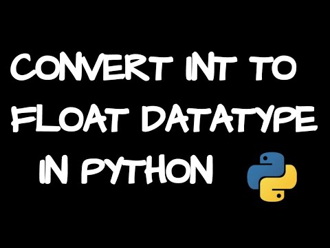 Convert Integer To A Float In Python Emechicode