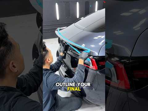 Install Your Spoiler Like A Pro! #tesla #teslamodel3 #teslamodely #spoilerinstallation #teslaclub