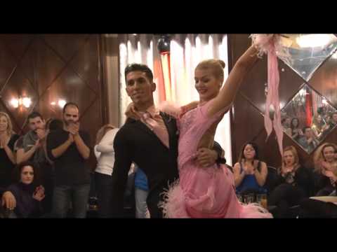 Athens Latin Dj @ Da Vinci bar - Quick Step Show Dance Pasquale Maielo & Melitta Karavaki