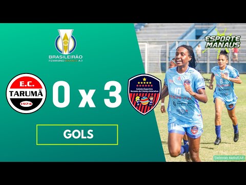TARUMÃ 0 x 3 RECANTO | GOLS | 1ª FASE DA SÉRIE A3 DO BRASILEIRÃO FEMININO 2023 (IDA)