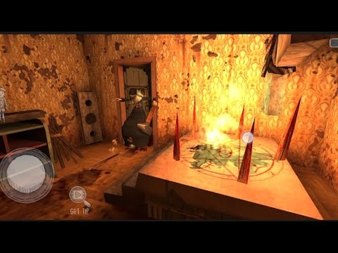 The evil nun get burns.