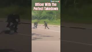 Officer Performs the Perfect Takedown!