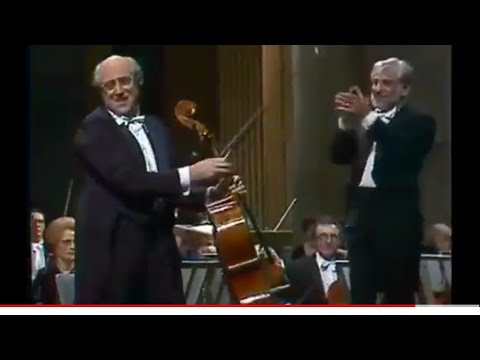 Schumann: Cello Concerto -  Rostropovich - Leonard Bernstein - Orchestre National de France (1977)