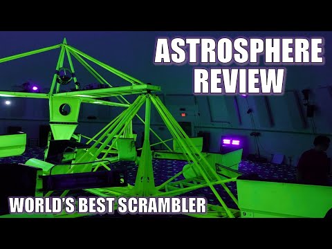 Astrosphere Review, Funtown U.S.A. Spectacular Indoor Spinning Ride | World's Best Scrambler